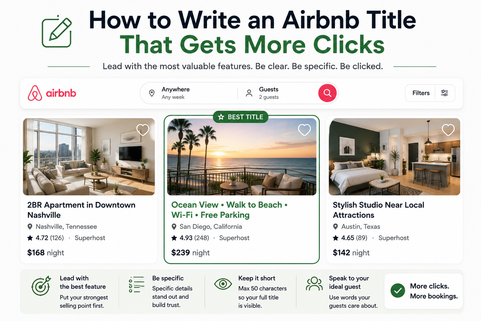 How to Write an Airbnb Title That Gets More Clicks