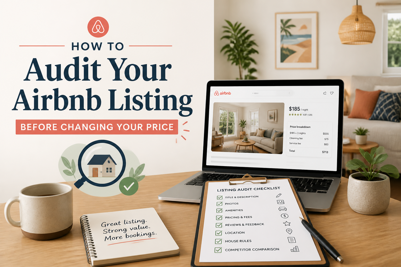 How to Audit Your Airbnb Listing Before Changing Your Price