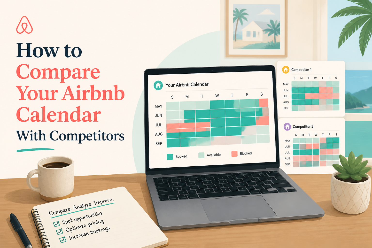 How to Compare Your Airbnb Calendar With Competitors