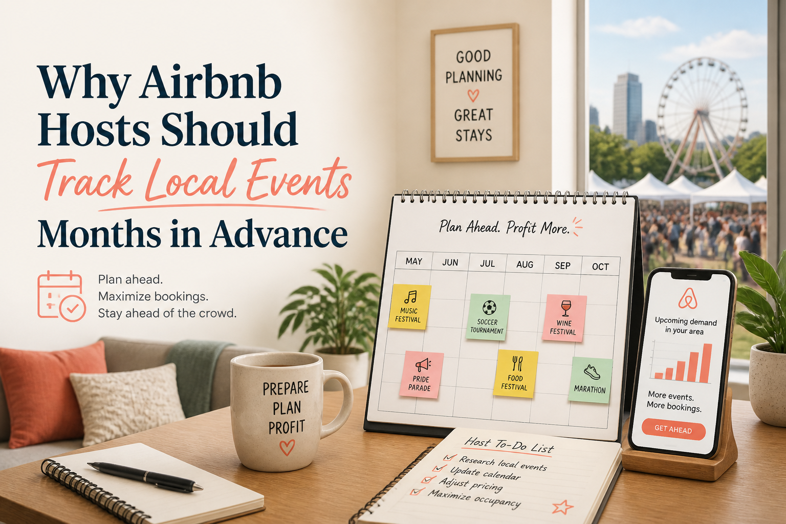 Why Airbnb Hosts Should Track Local Events Months in Advance