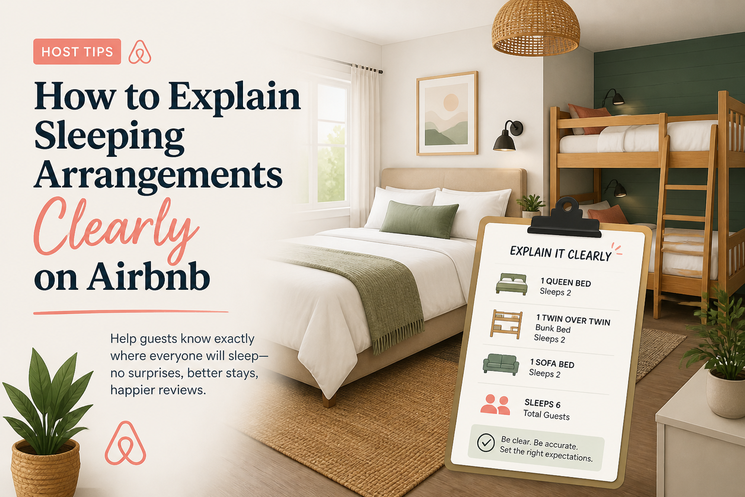How to Explain Sleeping Arrangements Clearly on Airbnb