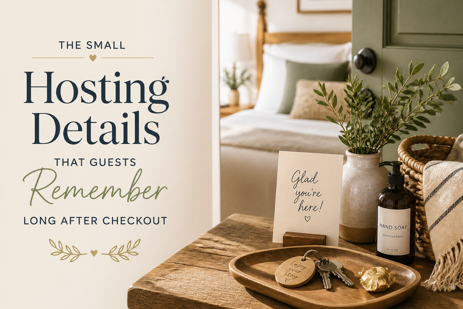 The Small Hosting Details That Guests Remember Long After Checkout