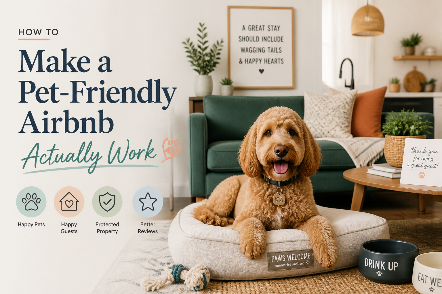How to Make a Pet-Friendly Airbnb Actually Work