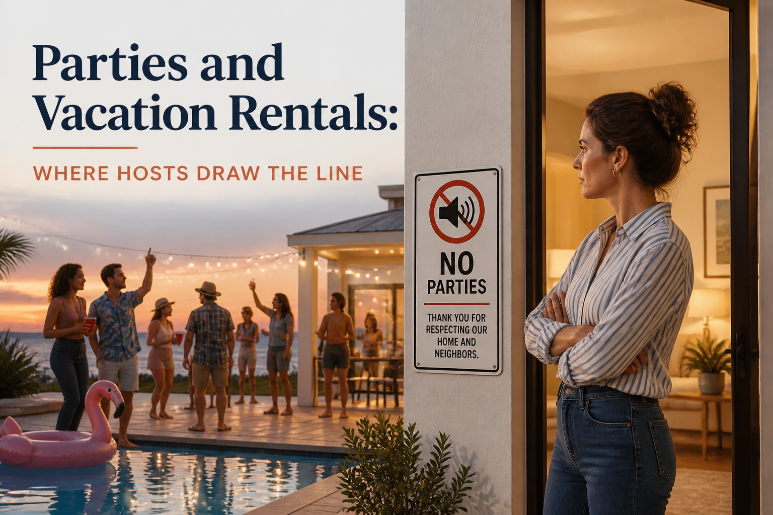 Parties and Vacation Rentals: Where Hosts Draw the Line