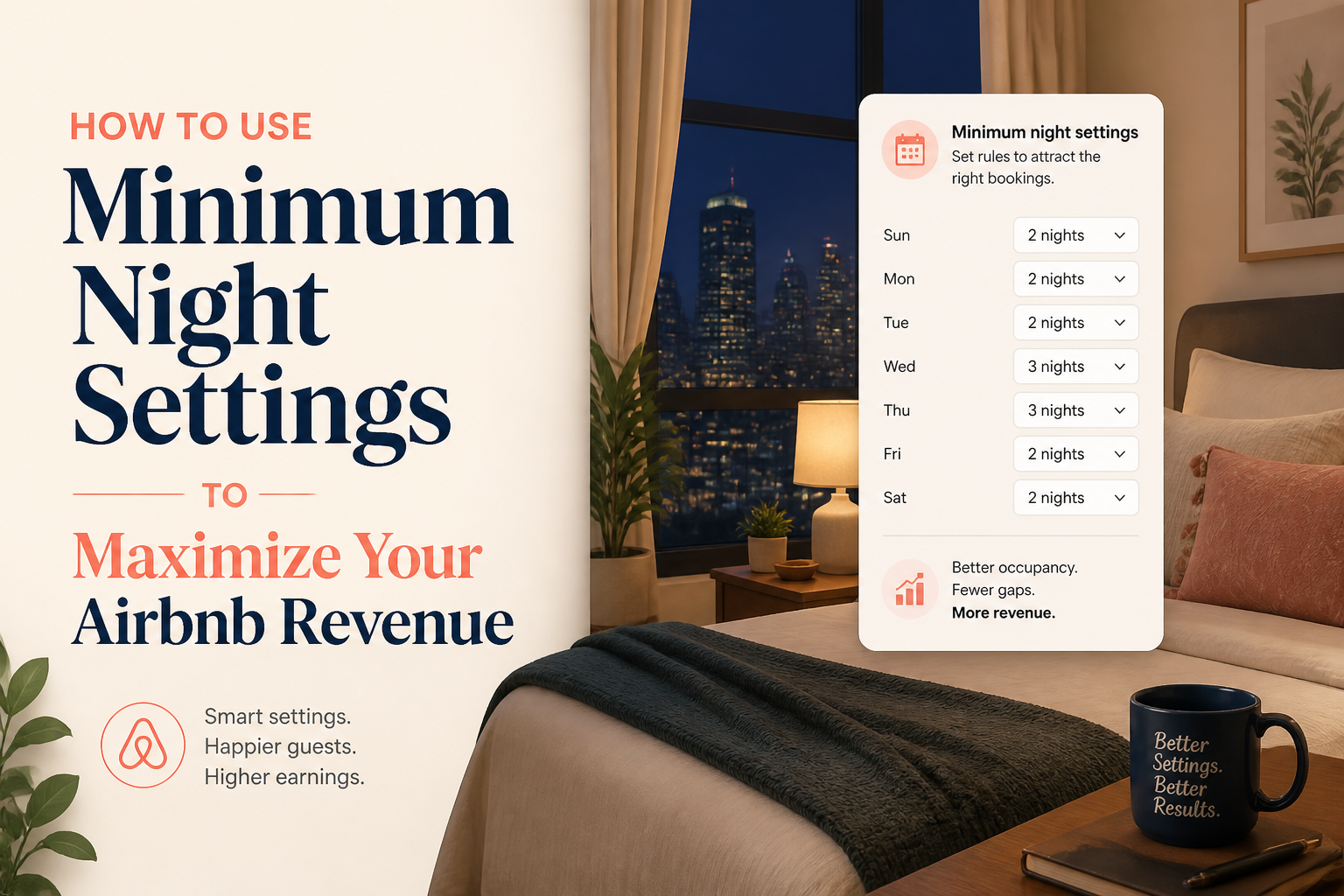 How to Use Minimum Night Settings to Maximize Your Airbnb Revenue