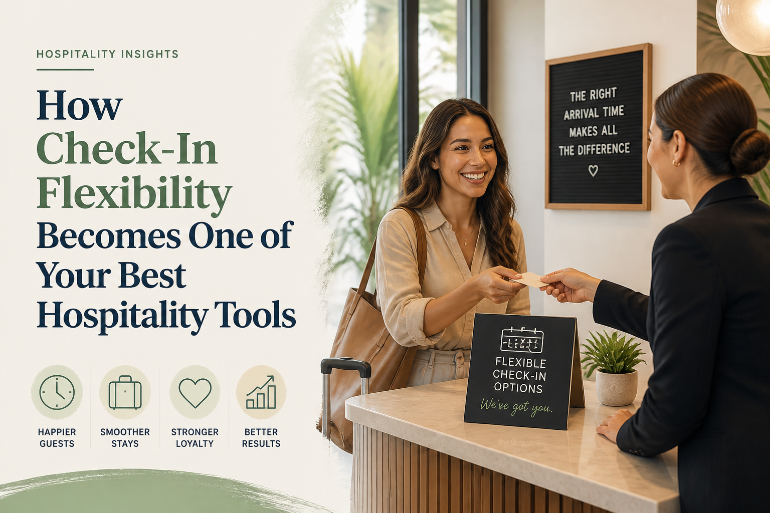 How Check-In Flexibility Becomes One of Your Best Hospitality Tools