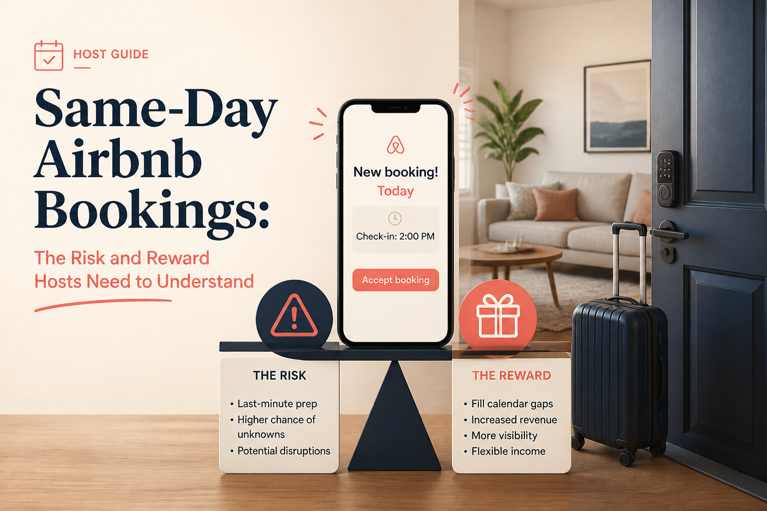 Same-Day Airbnb Bookings: The Risk and Reward Hosts Need to Understand