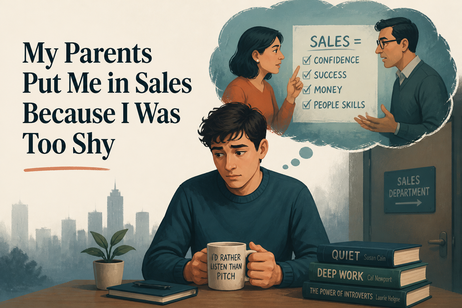 My Parents Put Me in Sales Because I Was Too Shy