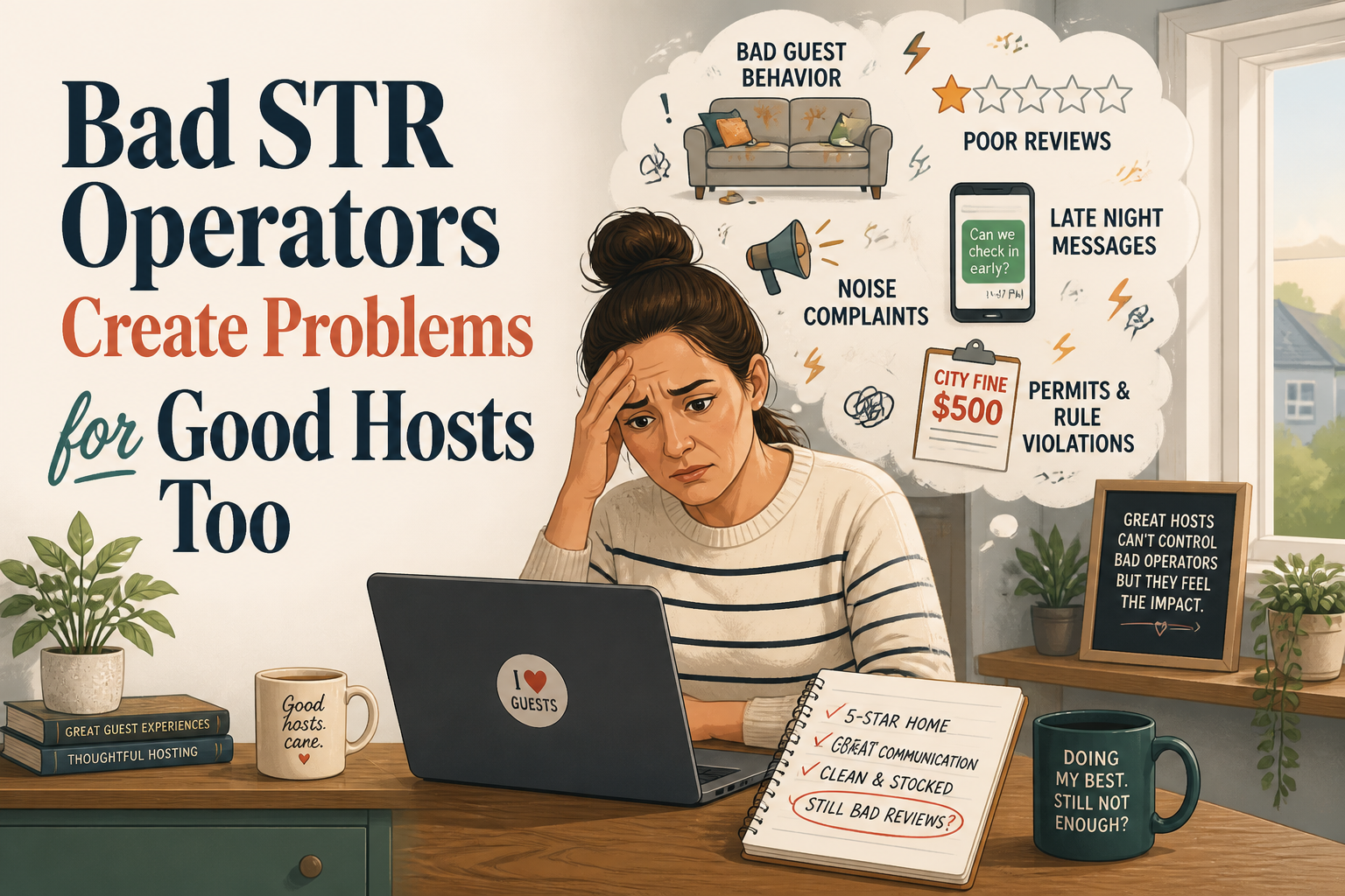 Bad STR Operators Create Problems for Good Hosts Too
