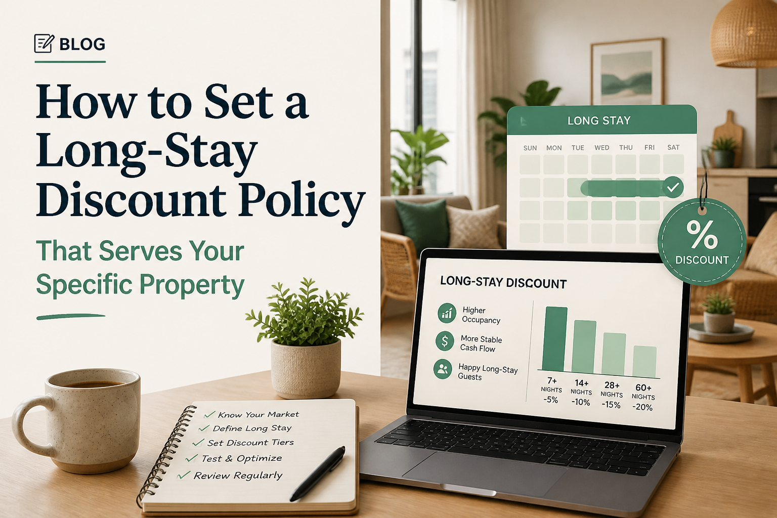 How to Set a Long-Stay Discount Policy That Serves Your Specific Property