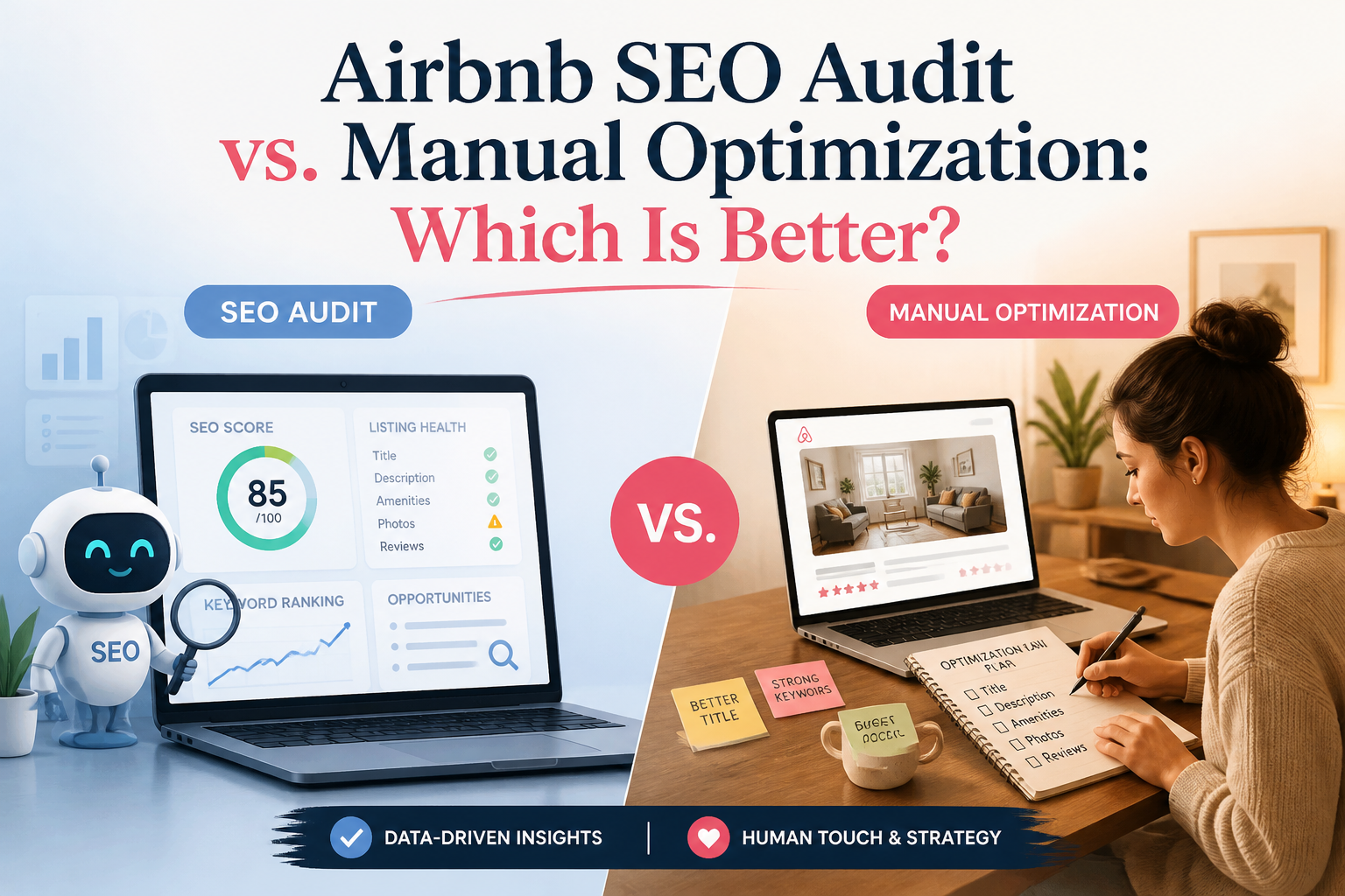 Airbnb SEO Audit vs. Manual Optimization: Which Is Better?