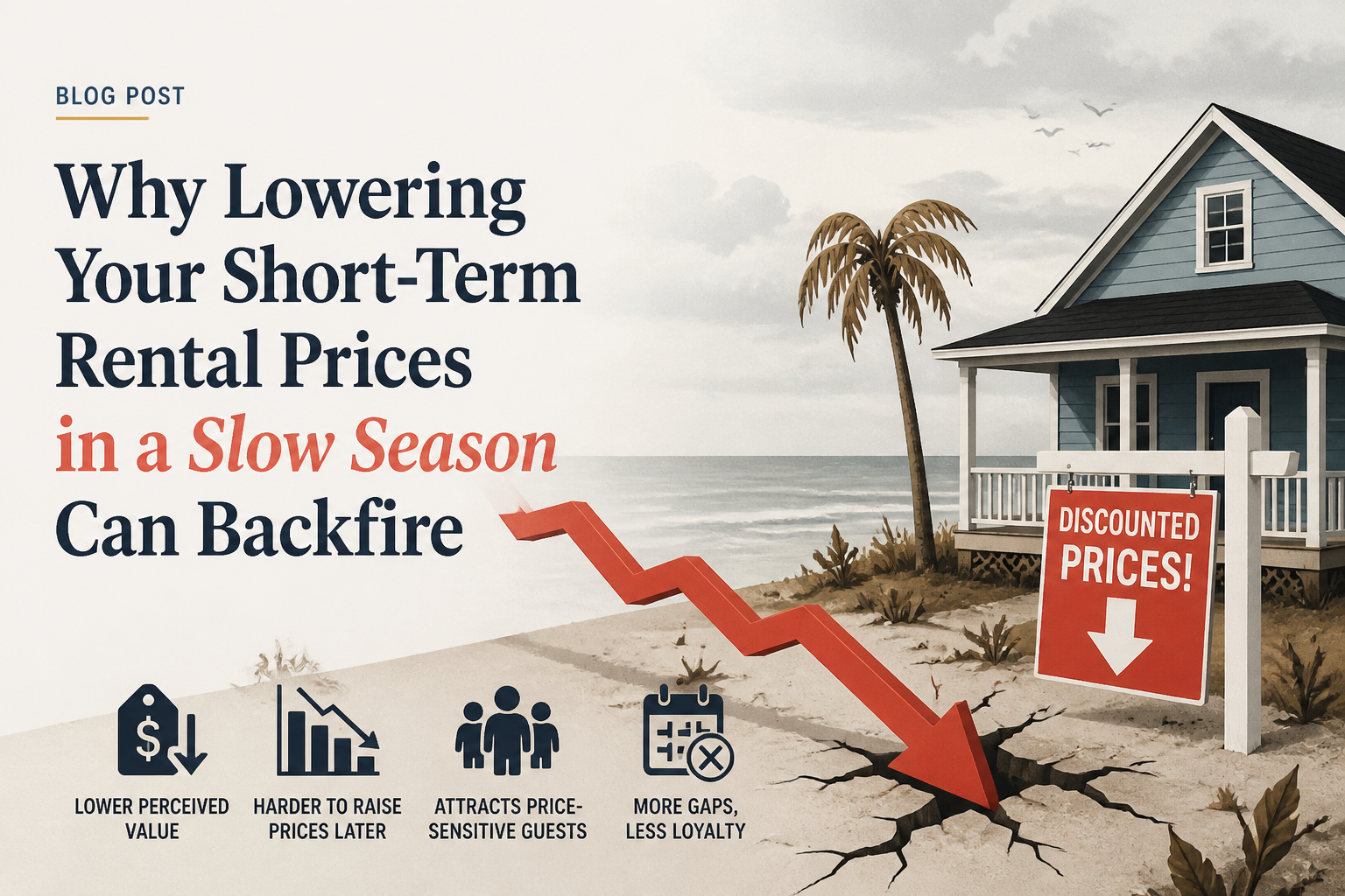 Why Lowering Your Short-Term Rental Prices in a Slow Season Can Backfire
