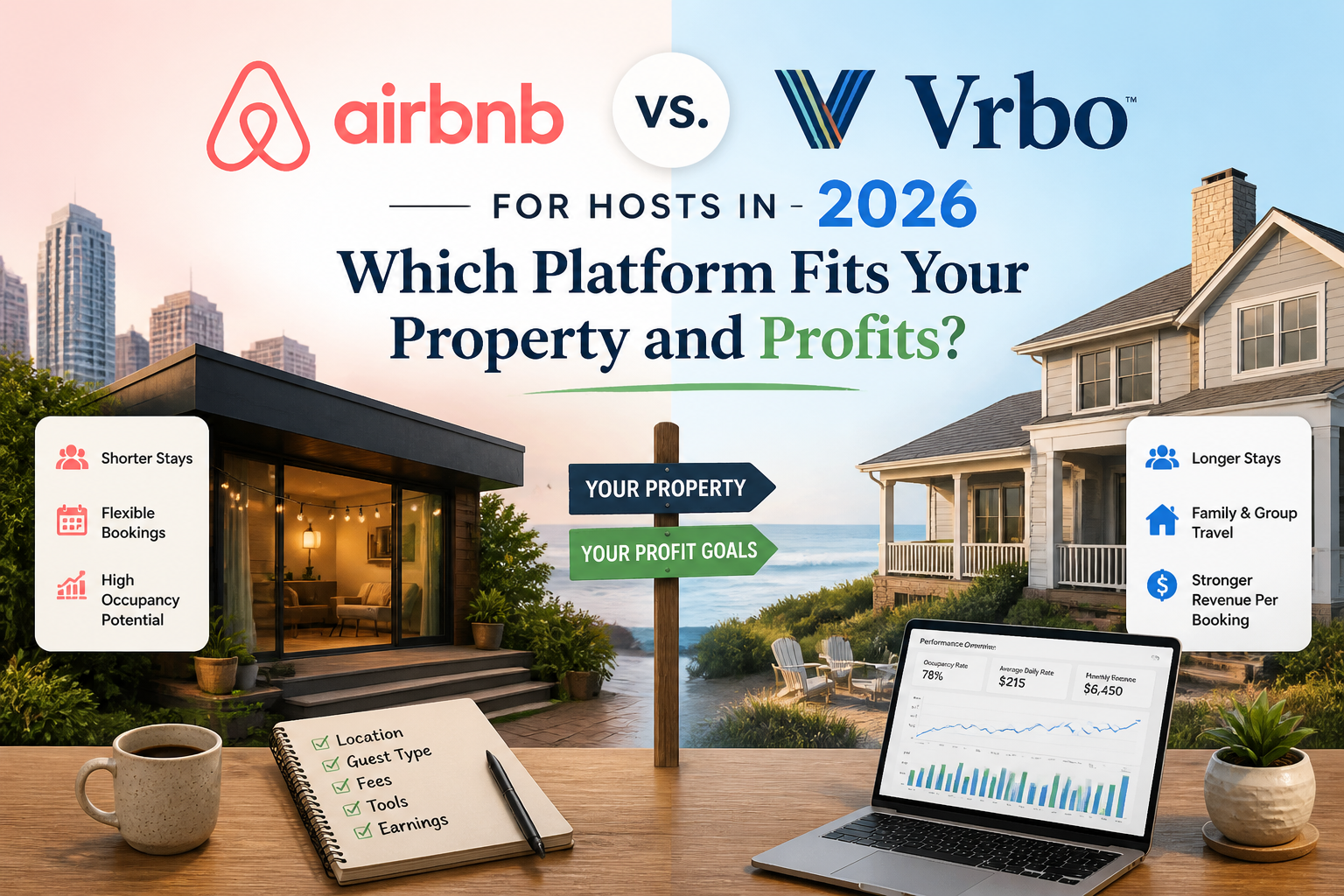 Airbnb vs. Vrbo for Hosts in 2026: Which Platform Fits Your Property and Profits?